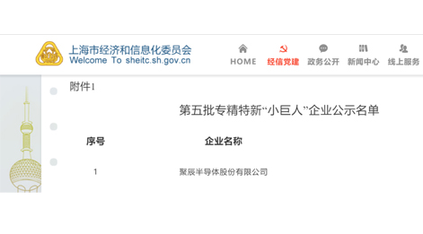 豪运国际半导体获评国家级专精特新“小巨人”企业